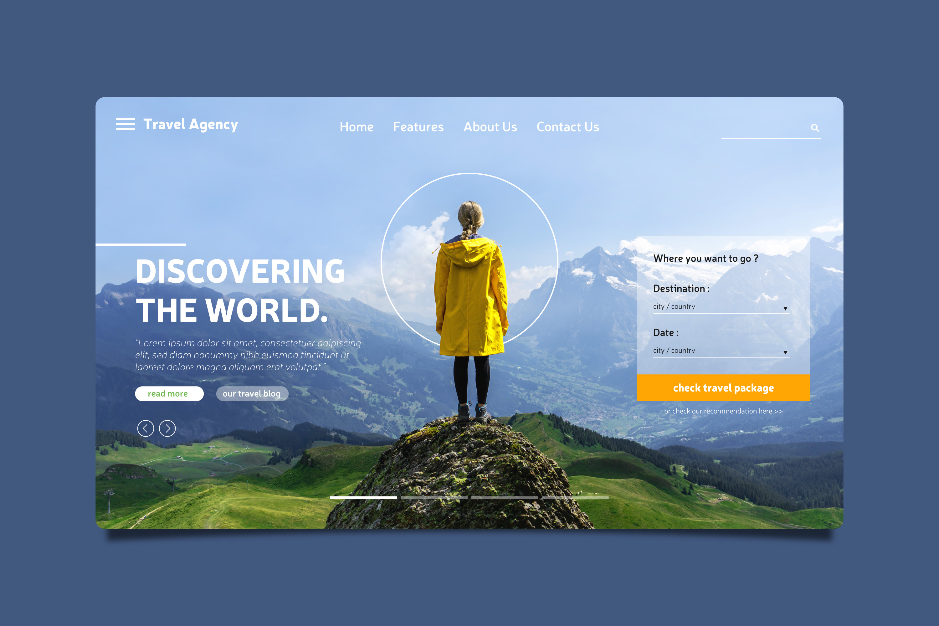 Landing page export